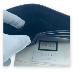 Portefeuille Gucci GG Monogramme Bleu