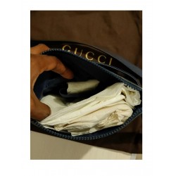 Sacoche/Bandouliere Gucci en Toile et Cuir Monogramme Bleu